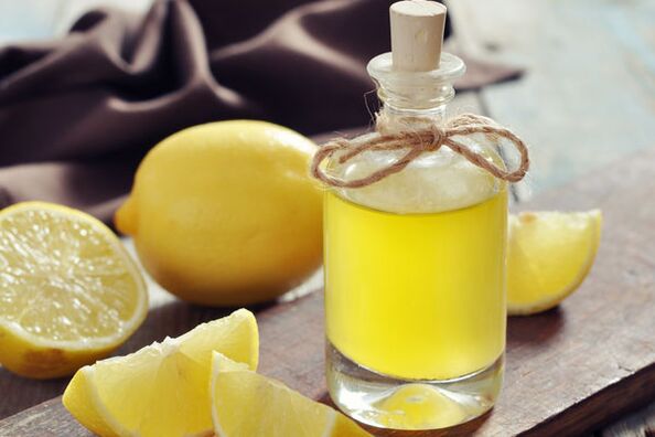 huile de citron pour le rajeunissement de la peau